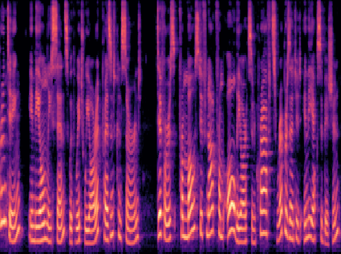 Mel spectrogram example plot